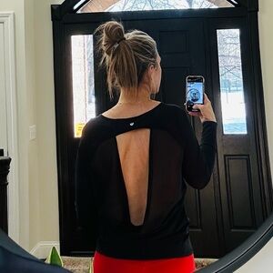 lululemon athletica Black Backless Top